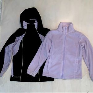 Columbia Girl’s Winter Coat and Rain Jacket
